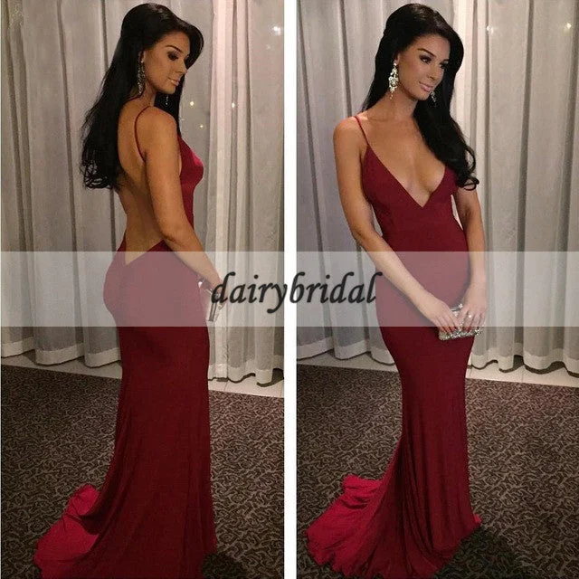 Sexy Prom Dress, Deep V-Neck Prom Dress, Spaghetti Straps Prom Dress, Mermaid Prom Dress, Backless Prom Dress, Jersey Prom Dress, D127 Sexy Prom Dress, Deep V-Neck Prom Dress, Spaghetti Straps Prom Dress, Mermaid Prom Dress, Backless Prom Dress, Jersey Prom Dress, D127