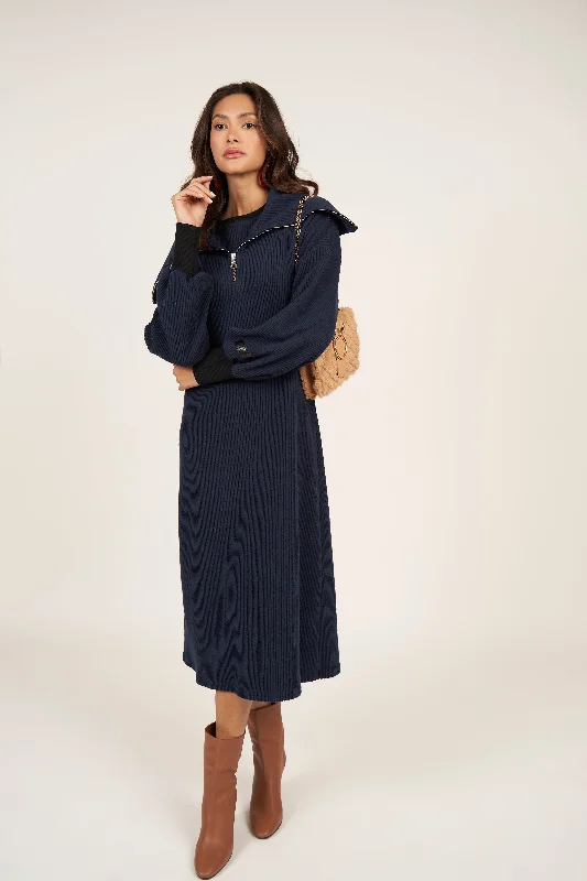 Double Layer Midi Dress Comfortable Stretch Midi Dress