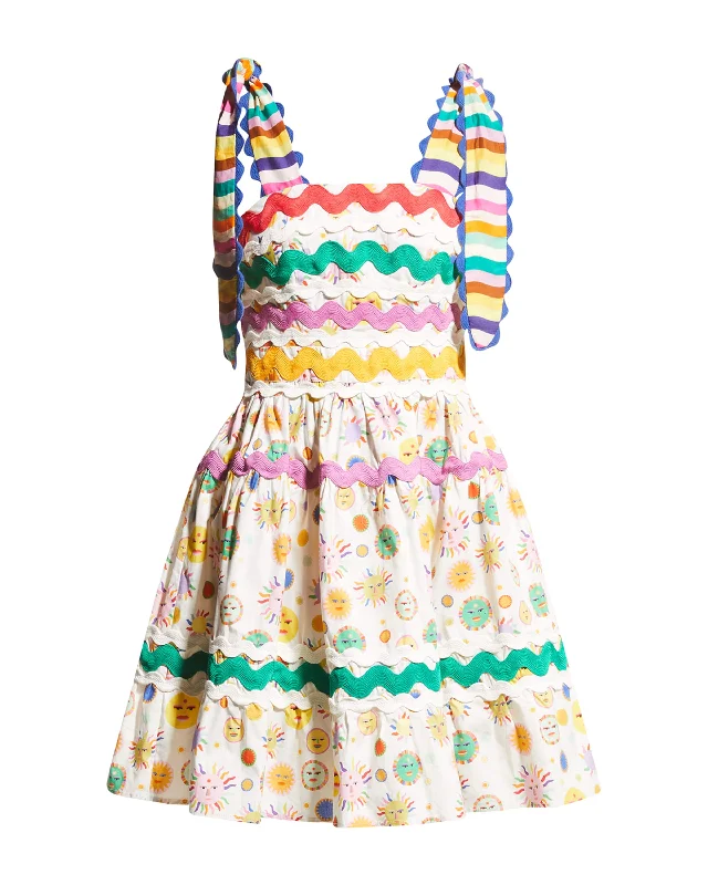 Suhail Multicolor Mini Dress by CELIAB Chic Halter Mini Dress