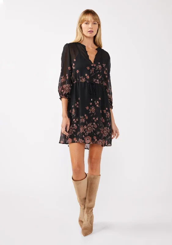 That Moment Floral Mini Dress Chic Puff Sleeve Mini Dress