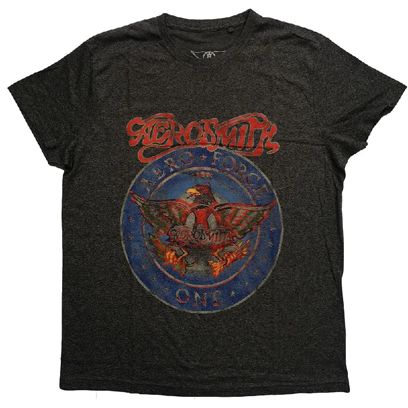 Aerosmith | Official Band T-Shirt | Aero Force Elegant Classic Vintage