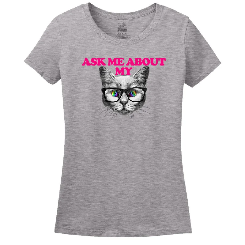 Ask Me About My Pussy T-Shirt Terry Blend Velvet Blend Canvas Blend