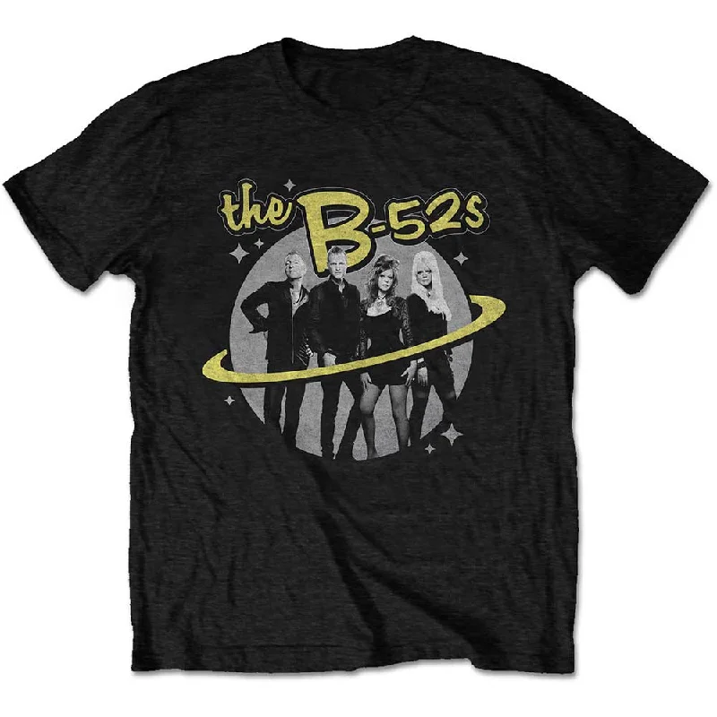 B52s | Official Band T-Shirt | Saturn Photo Front Pockets Side Pockets Patch Pockets B52s | Official Band T-Shirt | Saturn Photo Front Pockets Side Pockets Patch Pockets