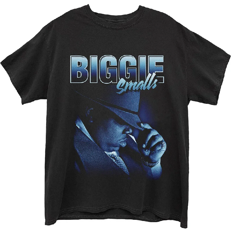 Biggie Smalls | Official Band T-Shirt | Hat Spandex Blend Rayon Blend Denim Blend