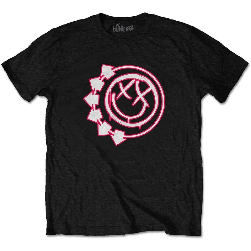 Blink-182 | Official Kids T-Shirt | Six Arrow Smile Collared Crew Neck Turtle Neck