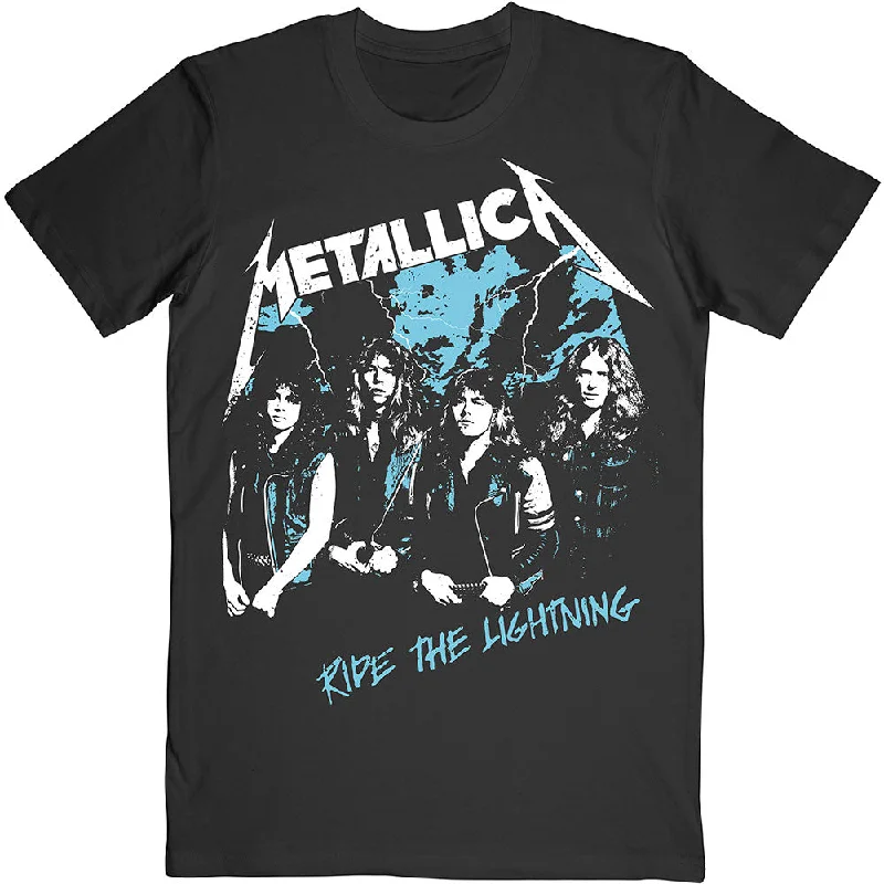 Metallica | Official Band T-Shirt | Vintage Ride The Lightning Zippered Buttoned Snapped