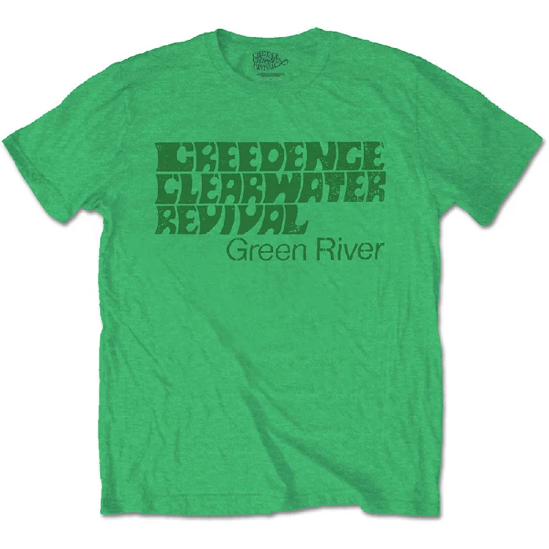 Creedence Clearwater Revival | Official Band T-Shirt | River Mesh Fabric Canvas Fabric Denim Fabric