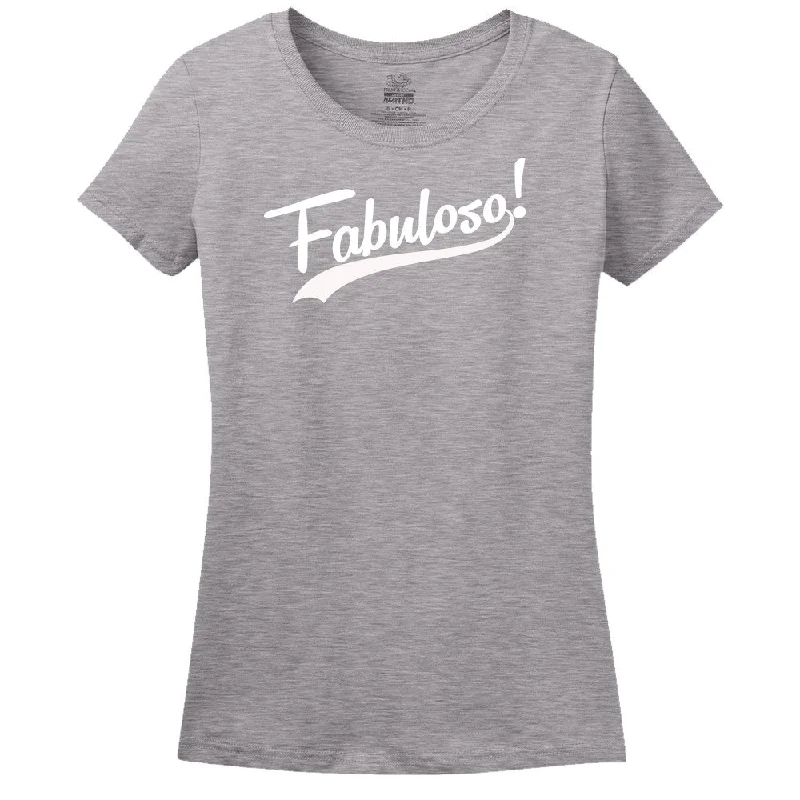 Fabuloso - Women's T-Shirt Front Pockets Side Pockets Patch Pockets