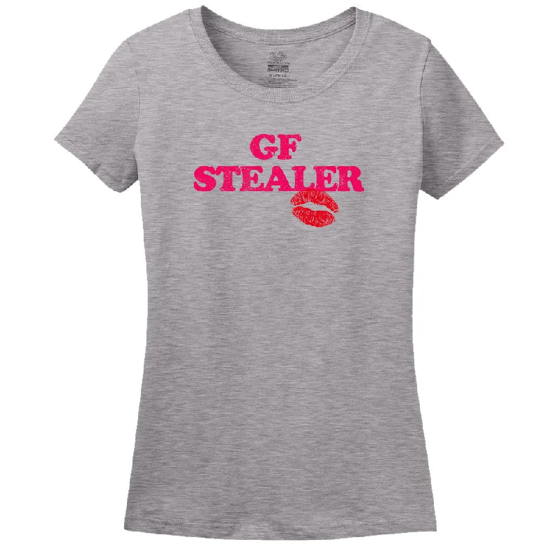 Gf Stealer - Women's T-Shirt Collared Crew Neck Turtle Neck