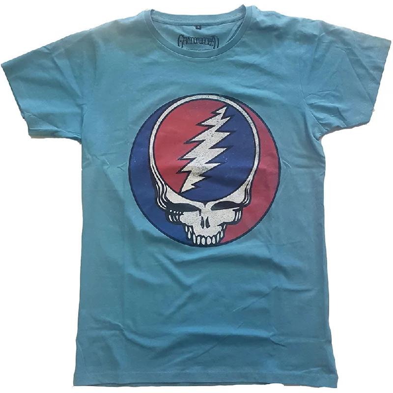 Grateful Dead Unisex Eco-T-Shirt: Steal Your Face Classic Fashionable Trendy Casual