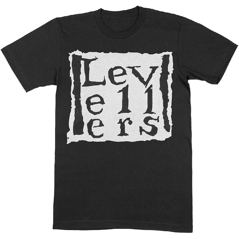 Levellers | Official Band T-Shirt | Classic Logo Welt Pockets Slit Pockets Flap Pockets