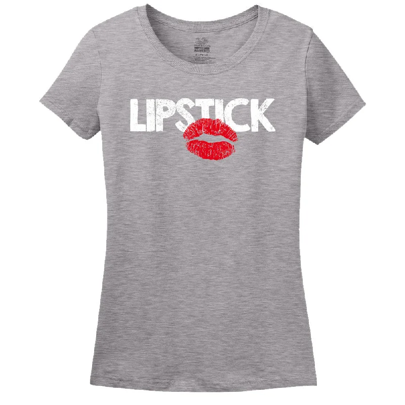 Lipstick T-Shirt Anti-Pilling Machine Wash Handmade