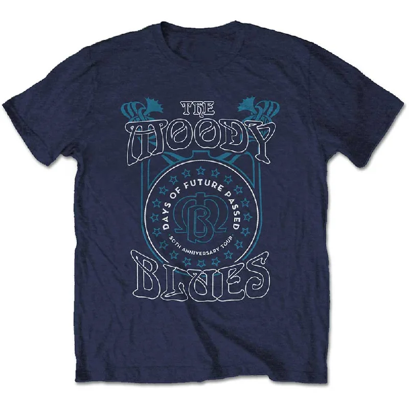 The Moody Blues | Official Band T-Shirt | Days of Future Past Tour Fleece Nylon Spandex