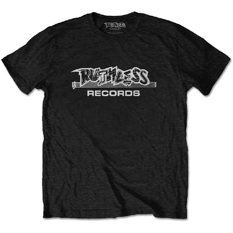 N.W.A | Official Band T-Shirt | Ruthless Records Logo Graphic T-Shirt Round Neck Polyester N.W.A | Official Band T-Shirt | Ruthless Records Logo Graphic T-Shirt Round Neck Polyester
