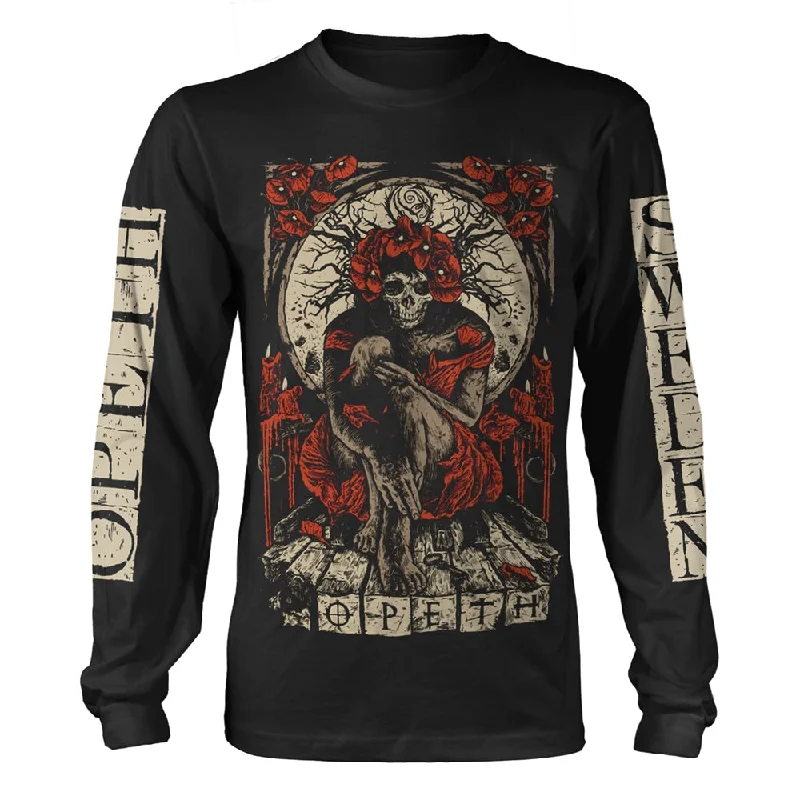 Opeth Unisex Long Sleeved T-shirt: Haxprocess Fleece Nylon Spandex