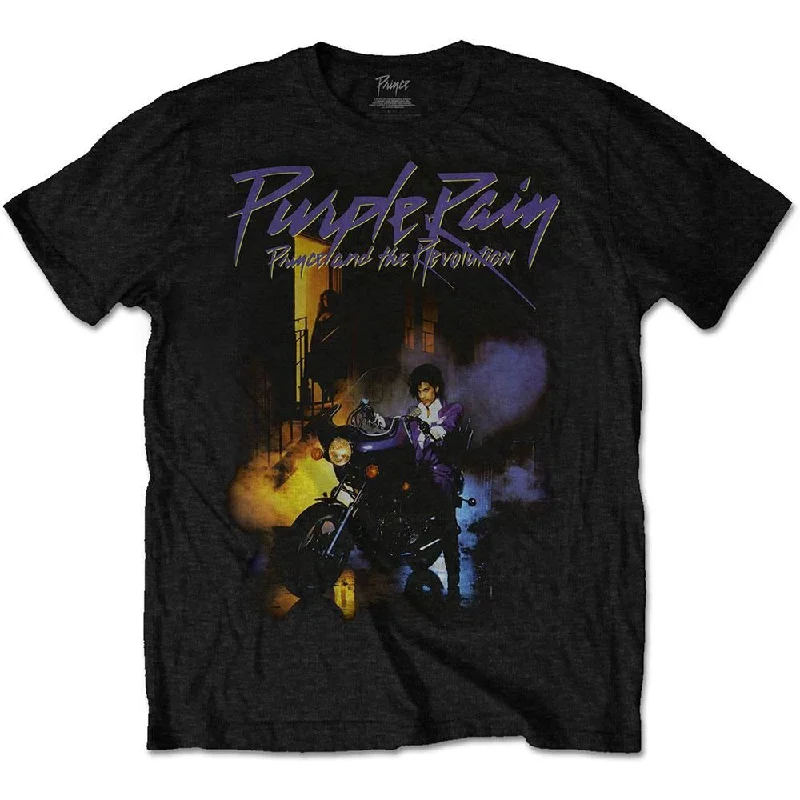 Prince Kids T-Shirt: Purple Rain Polka Dot Checkered Tartan