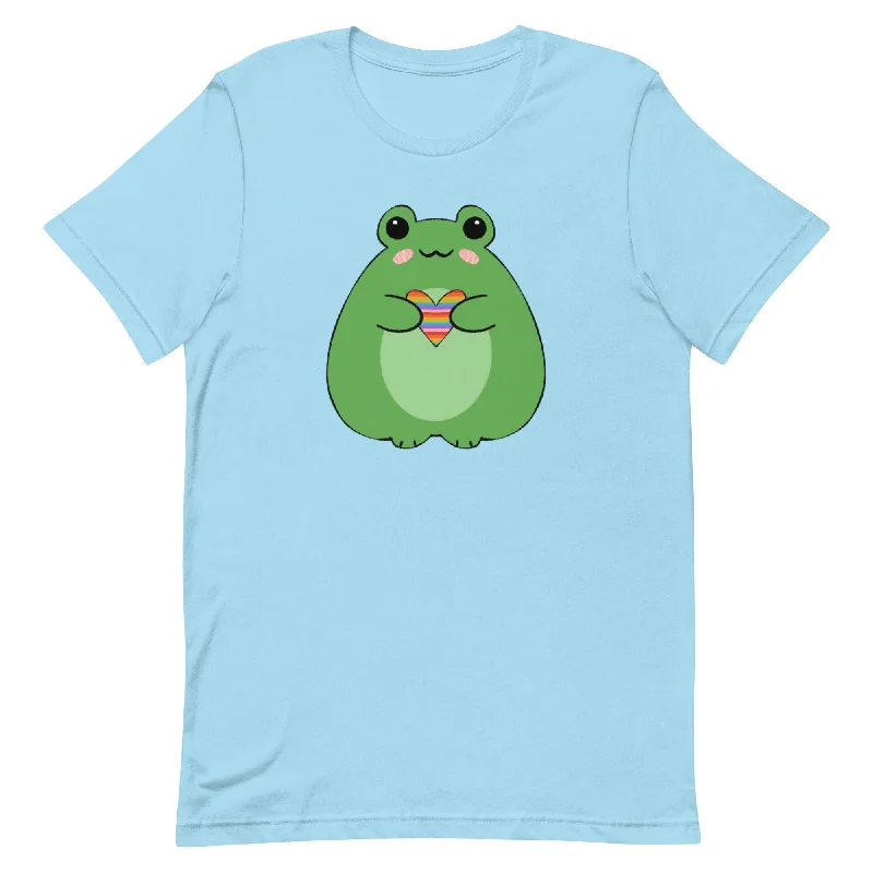 Rainbow Frog Unisex t-shirt Chenille Brocade Lace