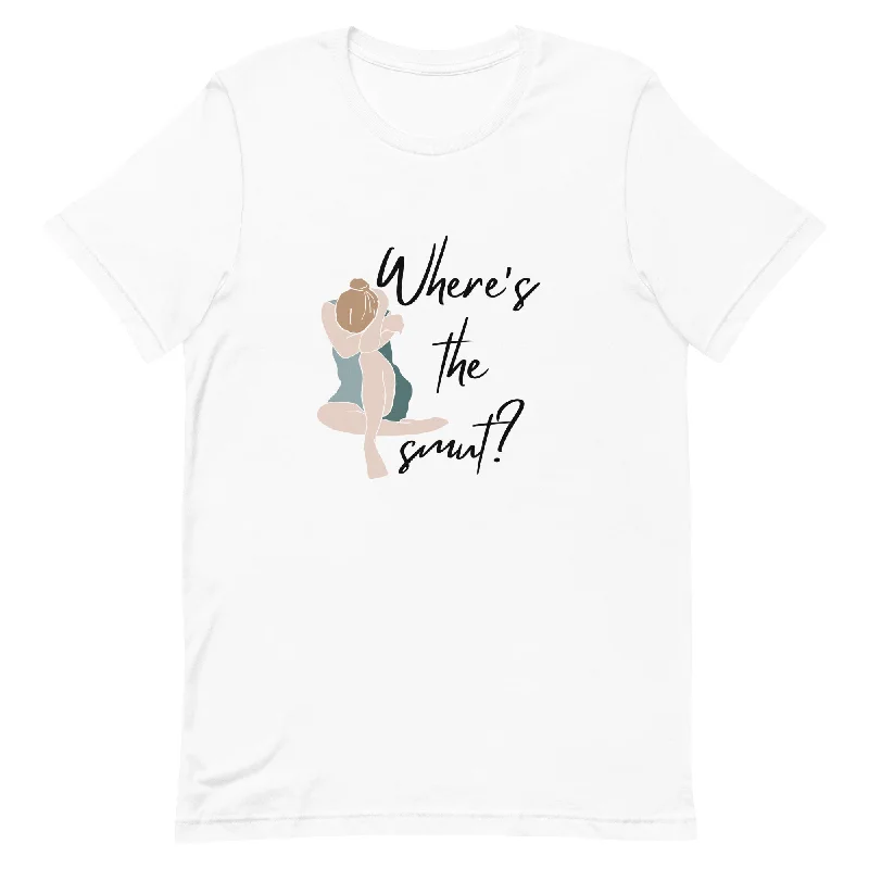 Where’s The Smut Unisex t-shirt Graphic Embroidered Appliqued