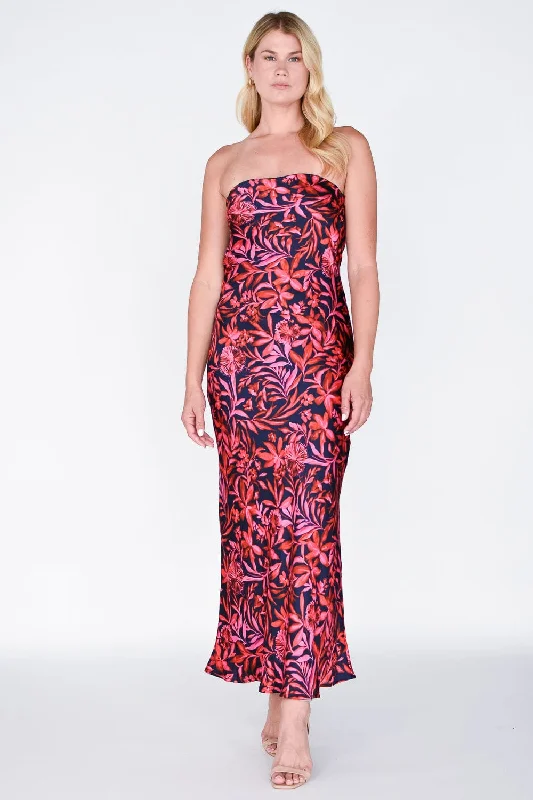 Geneva Strapless Maxi Dress Comfortable Cotton Maxi Dress