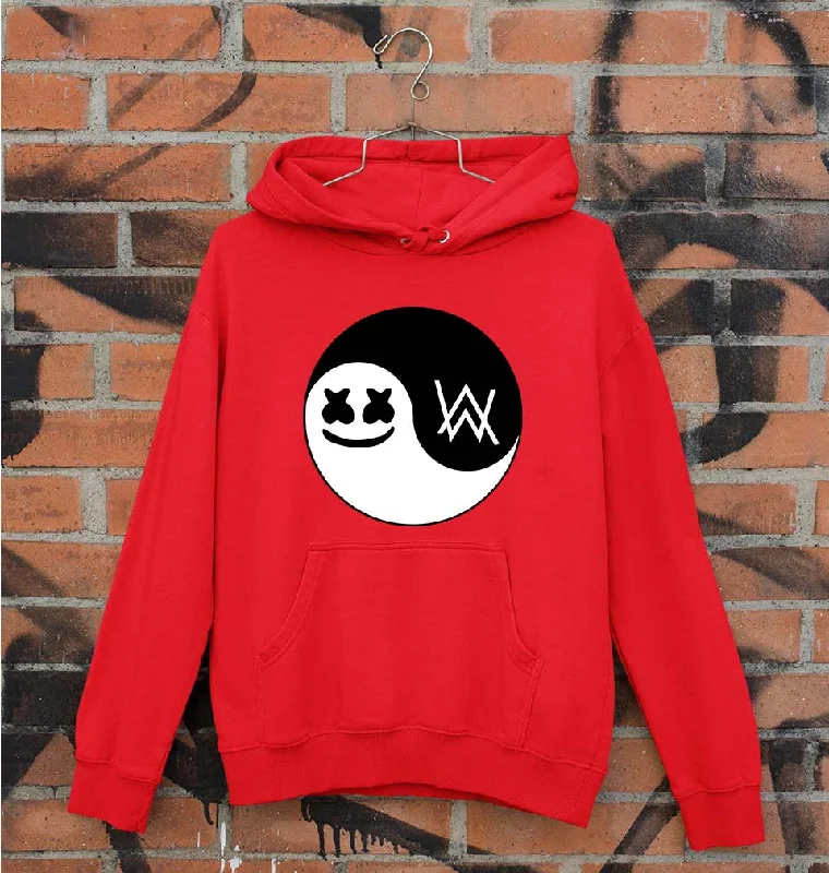 alan walker marshmello Unisex Hoodie for Men/Women Hoodie with Mesh Breathable Sporty