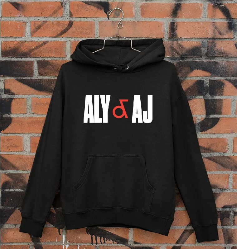 Aly & AJ Unisex Hoodie for Men/Women Hooded Sweatshirt Casual Wear Street Style