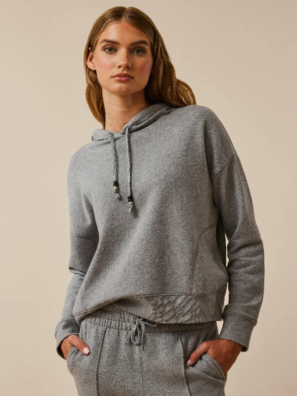 Archer Hoodie Hoodie with Hem Applique Textured Unique