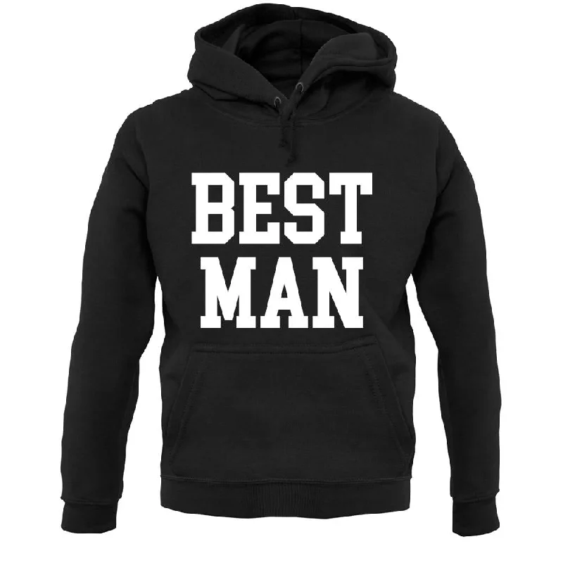 Best Man Unisex Hoodie Hoodie with Patch Decorative Personalized