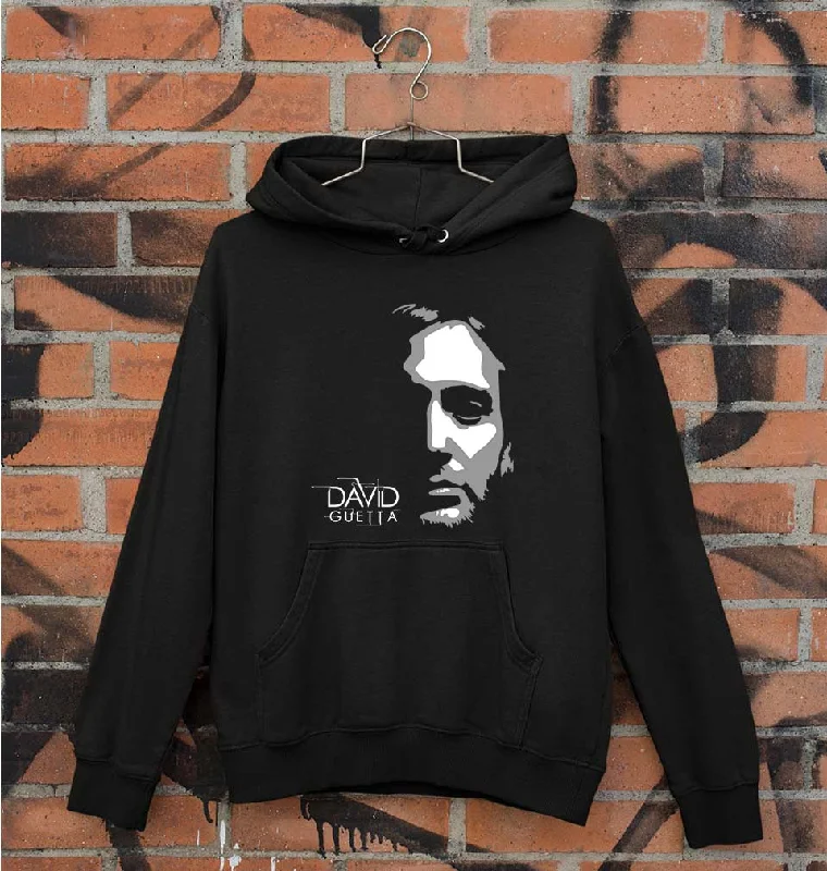 David Guetta Unisex Hoodie for Men/Women Hoodie with Frayed Bohemian Relaxed