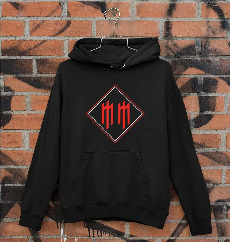 Marilyn Manson Unisex Hoodie for Men/Women Hoodie with Turtle Neck Cozy Winter