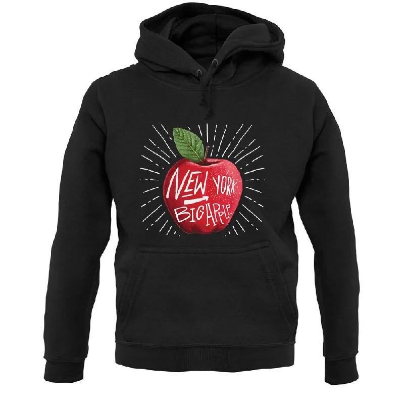 The Big Apple Nyc Unisex Hoodie Hoodie with Hem Drawcord Adjustable Customizable