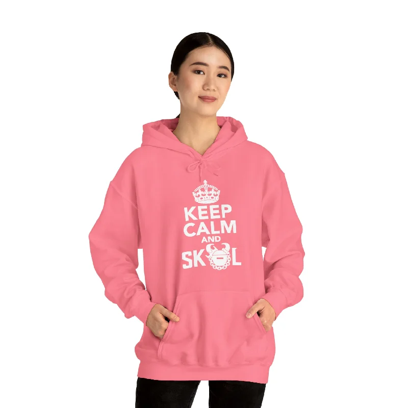 Unisex Heavy Blend™ Hoodie - Keep Calm Hoodie with Drawstring Waist Adjustable Fitted