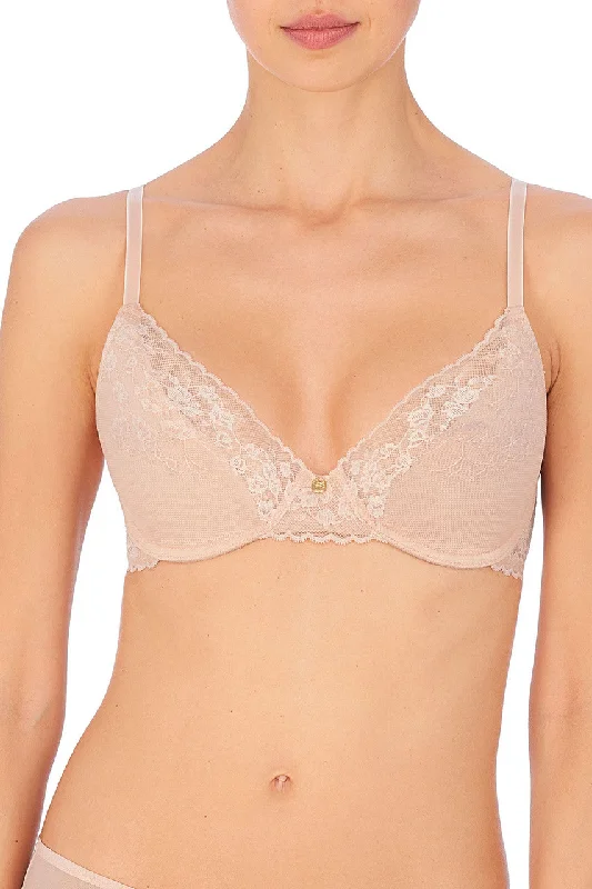 Cherry Blossom Spacer Push-Up Bra In Cameo Rose - Natori Soft Support Bra