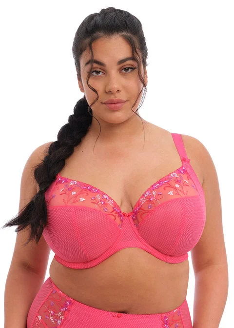 ELOMI  EL4380 CHARLEY PLUNGE BRA - FASHION Soft Mesh Bra