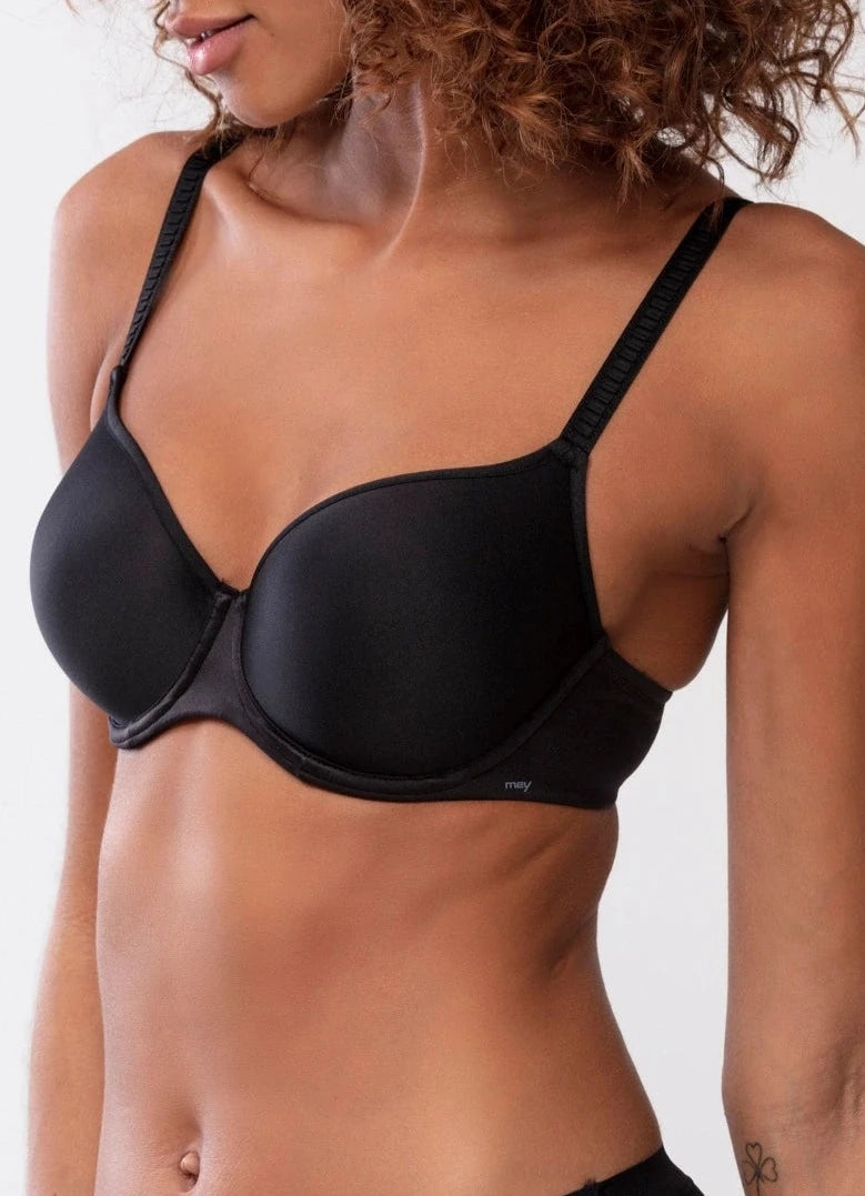 Joan Spacer Bra In Black - Mey Seamless Sports Bra