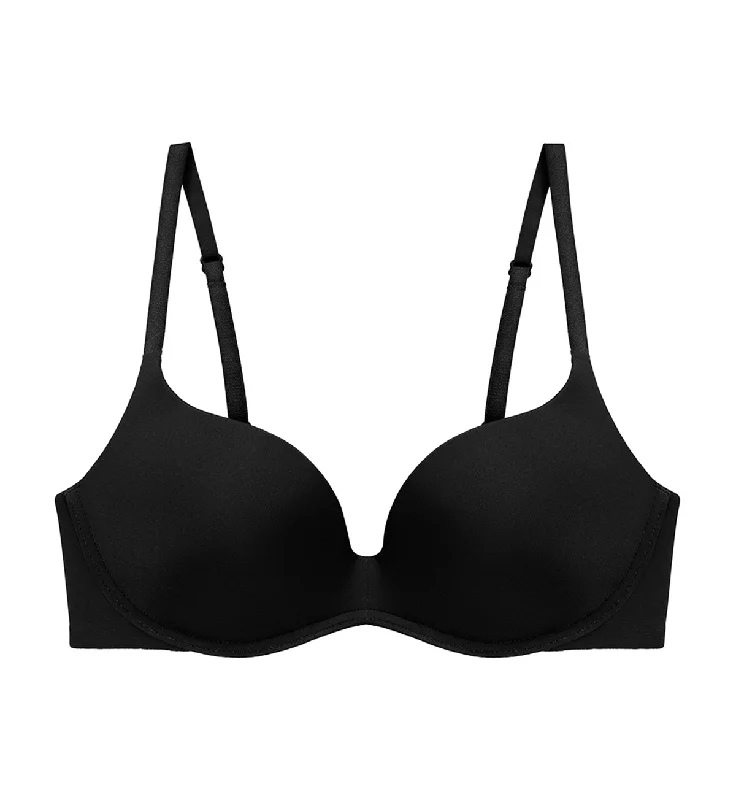 Maximizer Non-Wired Push Up Bra High-Cut Bra Design