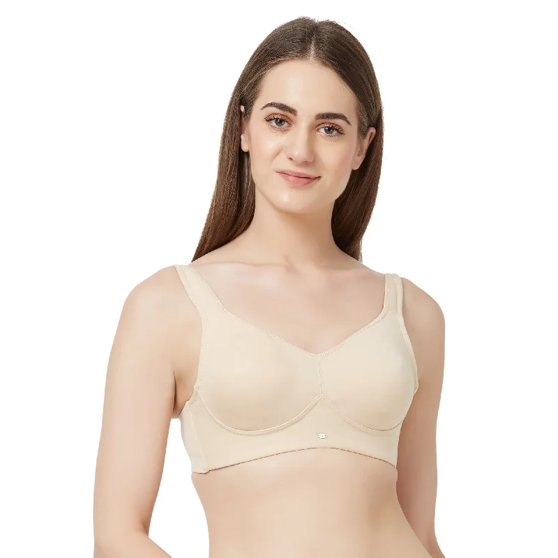 Minimizer Full Coverage Non Padded Non Wired Bra-CB-333 Light Seamless Bra