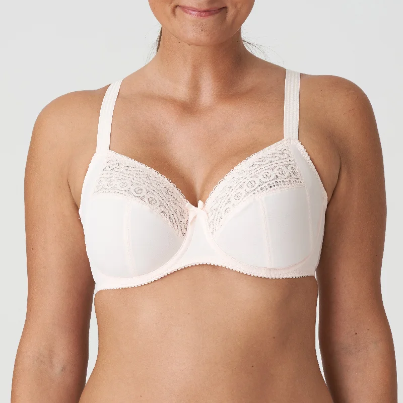 Montara Full Cup Bra In Crystal Pink - Prima Donna Soft Lace Bralette