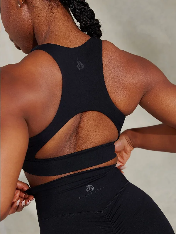 NKD Embody Sports Bra - Black Push-Up Bralette Set