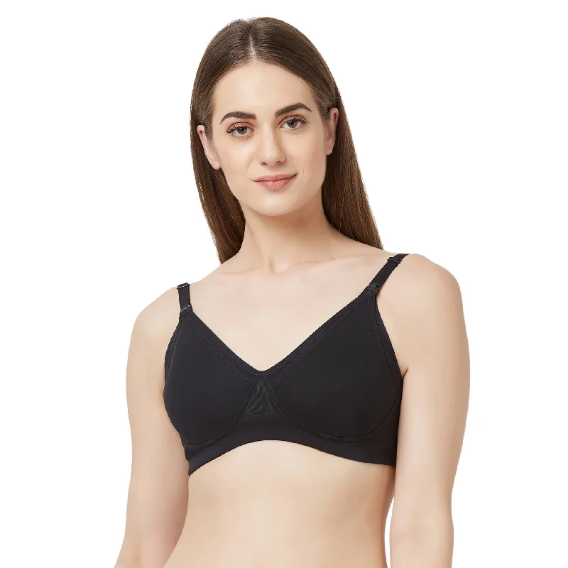 Non Padded Non Wired Nursing Bra-CB-331 Supportive Sports Bra