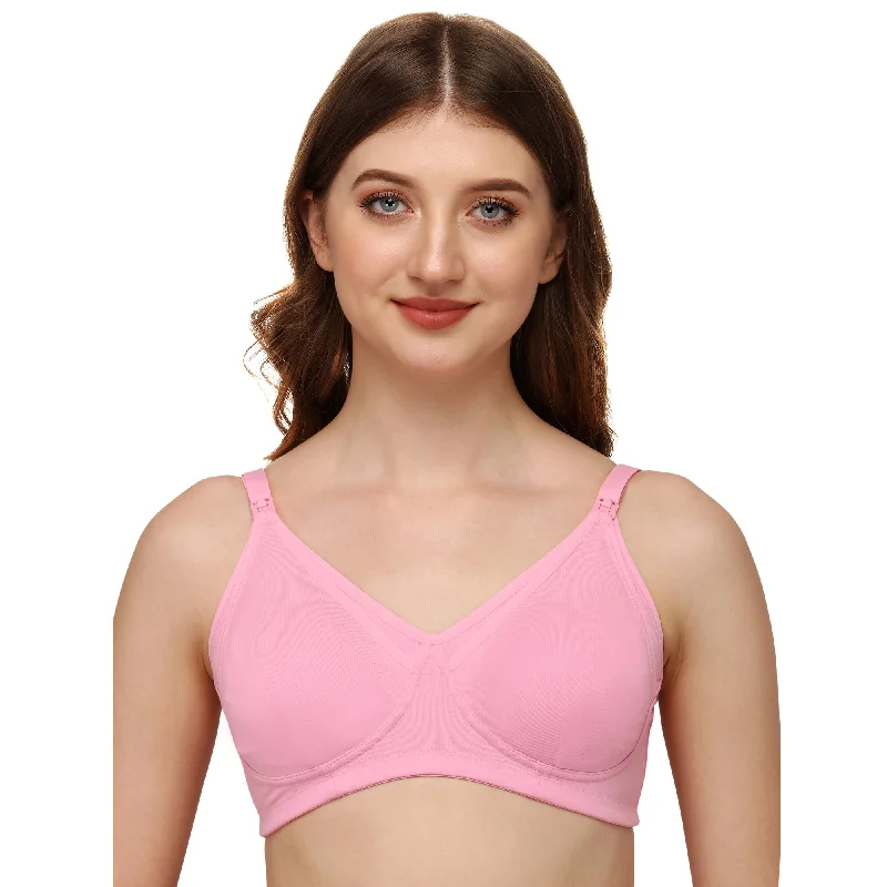 Non Padded Non Wired Nursing Bra-CB-331 Fashionable Push-Up Bra