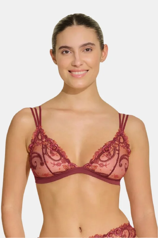 Sanika Triangle Bra in Vin Brule Seamless Fit Bra