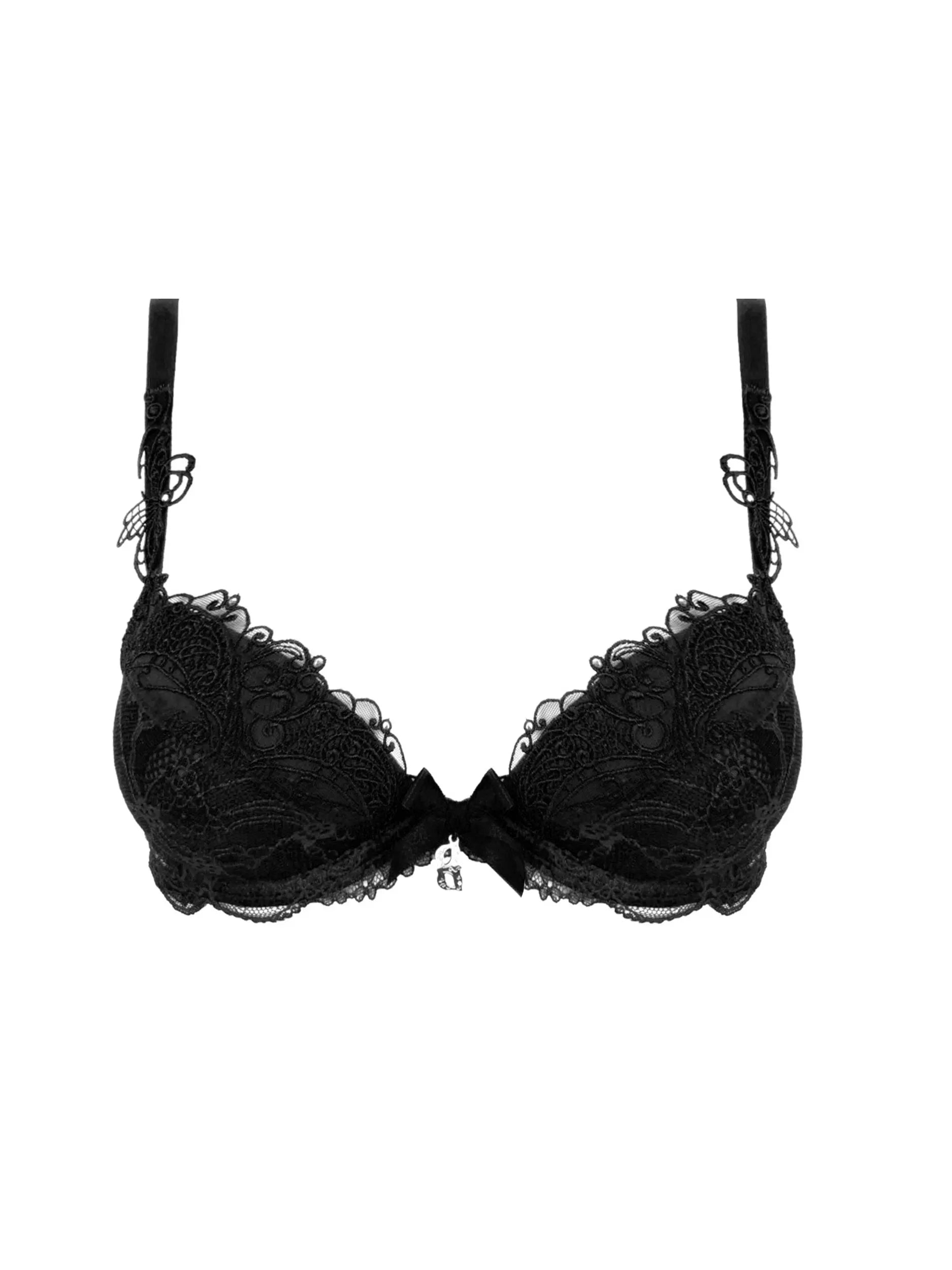 Soir De Venise Push Up Bra In Black - Lise Charmel Smooth Stretch Bra