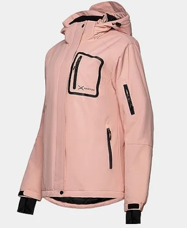 Arctix Women's High Altitude Jacket - Powder Pink Hoodie Zip-Up Jacket Button-Up Jacket