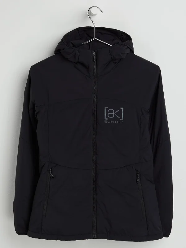 [ak] Helium Hooded Stretch Insulated Jacket (Women) Nylon Jacket Polyester Jacket Spandex Jacket