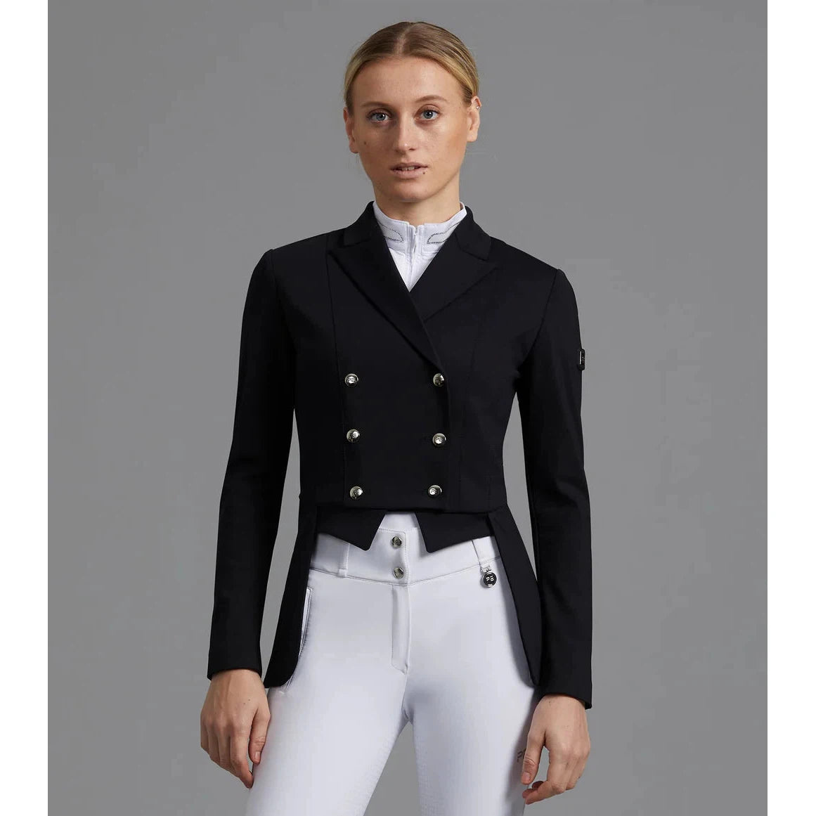 Capriole Ladies Short Tail Dressage Jacket Collared Jacket Crew Neck Jacket Turtle Neck Jacket