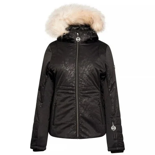 Dare 2B Womens/Ladies Prestige II Luxe Petal Ski Jacket Snapped Jacket Toggled Jacket Drawstring Jacket