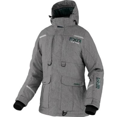 FXR Women's Excursion Ice Pro Jacket, Grey Linen/Ocean Plaid Jacket Tartan Jacket Houndstooth Jacket FXR Women's Excursion Ice Pro Jacket, Grey Linen/Ocean Plaid Jacket Tartan Jacket Houndstooth Jacket