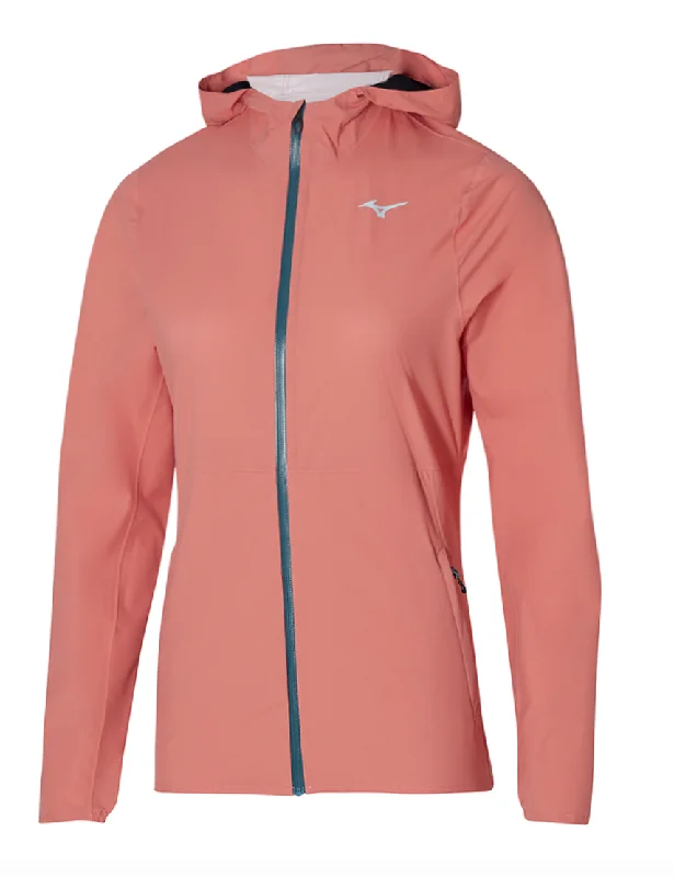 W Mizuno Waterproof 20k ER Jacket A-Line Jacket Boat Neck Shawl Collar