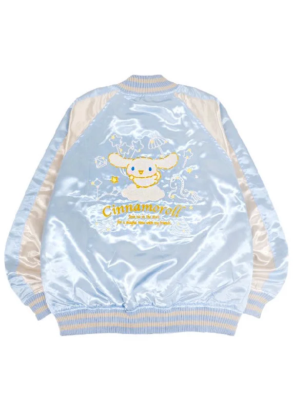 Sanrio Cinnamoroll Celestial Bomber Jacket Tailored Jacket Straight Jacket A-Line Jacket