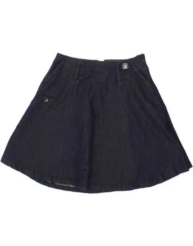 G-STAR Womens Denim Skirt W28 Medium Navy Blue Cotton wool skirt breathable